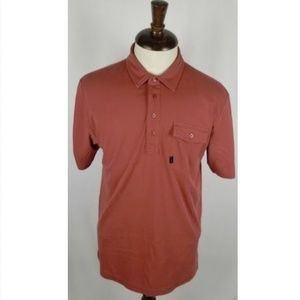 Travis Mathew Mens S/S Golf Polo Shirt Large